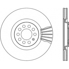 BDA1744.20 OPEN PARTS Тормозной диск