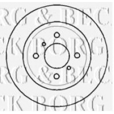 BBD4392 BORG & BECK Тормозной диск