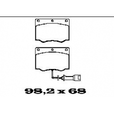 BL1147A2 FTE Колодки тормозные