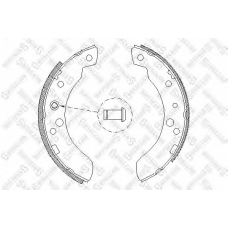 122 100-SX STELLOX Комплект тормозных колодок