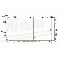 64084 NISSENS Радиатор, охлаждение двигателя