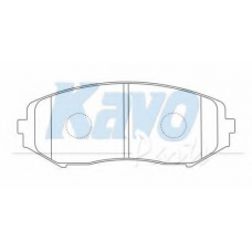 BP-8528 KAVO PARTS Комплект тормозных колодок, дисковый тормоз