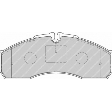 FVR1791 FERODO Комплект тормозных колодок, дисковый тормоз