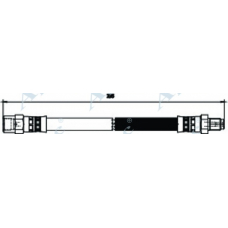 HOS3877 APEC Тормозной шланг