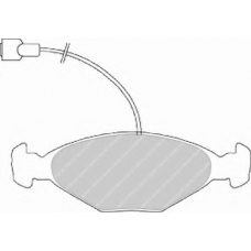FDB236 FERODO Комплект тормозных колодок, дисковый тормоз