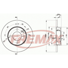 BD-3325 FREMAX Тормозной диск