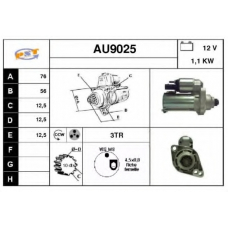 AU9025 SNRA Стартер