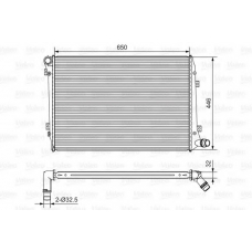 701534 VALEO Радиатор, охлаждение двигателя