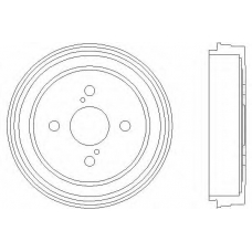 61293 PAGID Тормозной барабан