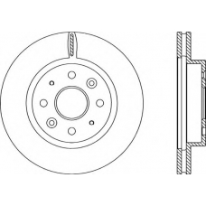 BDR2210.20 OPEN PARTS Тормозной диск