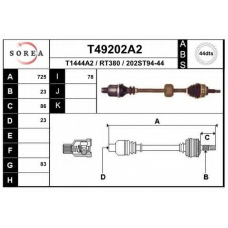 T49202A2 EAI Приводной вал