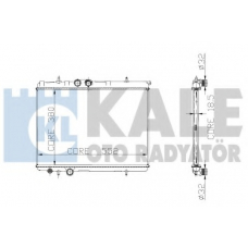 224700 KALE OTO RADYATOR Радиатор, охлаждение двигателя