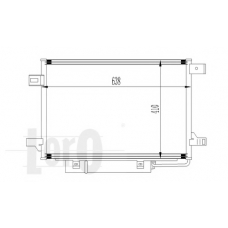 054-016-0017 LORO Конденсатор, кондиционер