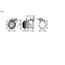 TOK442 AVA Компрессор, кондиционер