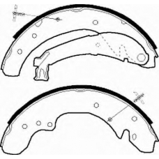 T0611026 RAMEDER Комплект тормозных колодок
