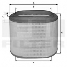 HP 2561 FIL FILTER Воздушный фильтр