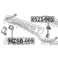 MZSB-009 FEBEST Опора, стабилизатор