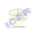 141206-204 ICER Комплект тормозных колодок, дисковый тормоз