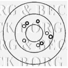 BBD4366 BORG & BECK Тормозной диск