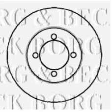 BBD4177 BORG & BECK Тормозной диск