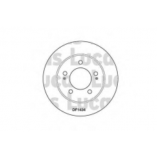 DF1434 TRW Тормозной диск