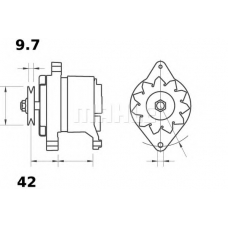 MG 491 MAHLE Генератор
