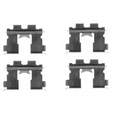 BFK781 QUINTON HAZELL Комплектующие, колодки дискового тормоза