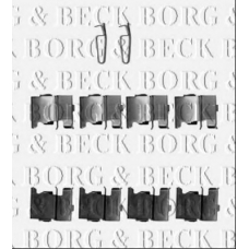 BBK1338 BORG & BECK Комплектующие, колодки дискового тормоза