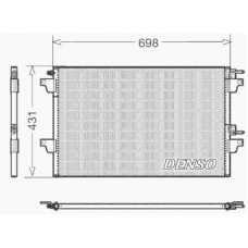 DCN23022 DENSO Конденсатор, кондиционер