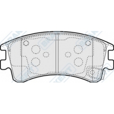 PD3322 APEC Комплект тормозных колодок, дисковый тормоз