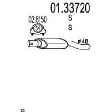 01.33720 MTS Предглушитель выхлопных газов