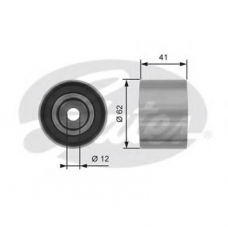 T42156 GATES Паразитный / ведущий ролик, зубчатый ремень