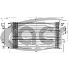 300329 ACR Конденсатор, кондиционер