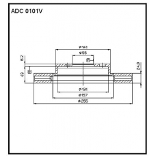 ADC 0101V Allied Nippon Гидравлические цилиндры