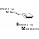 274265 ERNST Глушитель выхлопных газов конечный