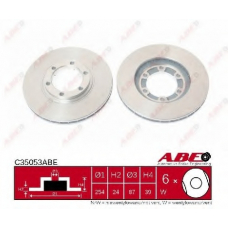 C35053ABE ABE Тормозной диск