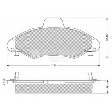 FB210273 FLENNOR Комплект тормозных колодок, дисковый тормоз