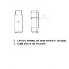 01-1411 METELLI Направляющая втулка клапана