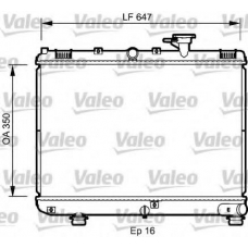 735078 VALEO Радиатор, охлаждение двигателя