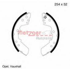 MG 587 METZGER Комплект тормозных колодок