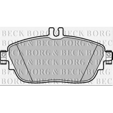 BBP2344 BORG & BECK Комплект тормозных колодок, дисковый тормоз