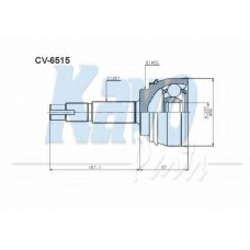 CV-6515 KAVO PARTS Шарнирный комплект, приводной вал