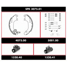 SPK 3075.01 ROADHOUSE Комплект тормозов, барабанный тормозной механизм