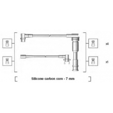 941145220719 MAGNETI MARELLI Комплект проводов зажигания