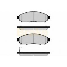 PA1713 BRAKE ENGINEERING Комплект тормозных колодок, дисковый тормоз