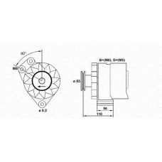 943356816010 MAGNETI MARELLI Генератор