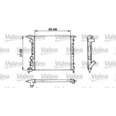 816658 VALEO Радиатор, охлаждение двигателя