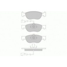 13046070652-SET-MS MASTER-SPORT Комплект тормозных колодок, дисковый тормоз