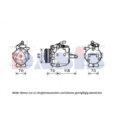 851965N AKS DASIS Компрессор, кондиционер