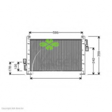 94-5074 KAGER Конденсатор, кондиционер